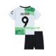 Camisola Liverpool Darwin Nunez 9 Criança Equipamento Segundo 2023-2024 Manga Curta